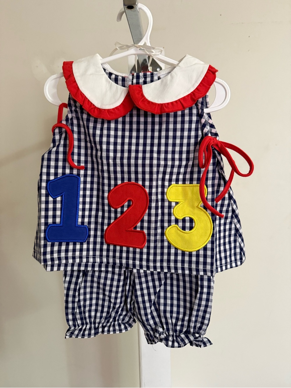 New Stitchy Fish “Easy as 1,2,3” Bloomer Set - Picture 4 of 11